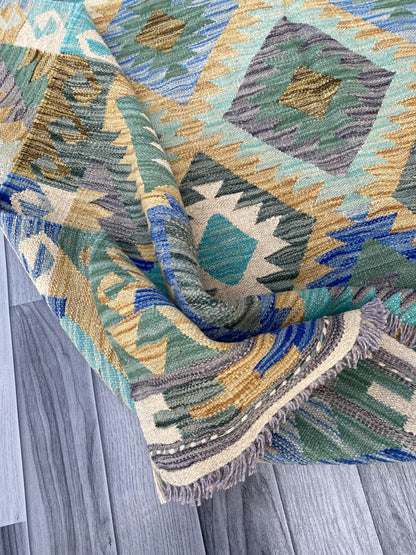 Handmade Flat Weave Kilim Rug ( 249 cm x 173 cm ) SK#1116