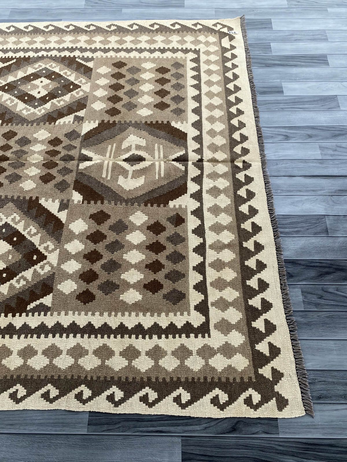 Handmade Afghan Chobi Kilim Rug 294x198 cm KAS#765