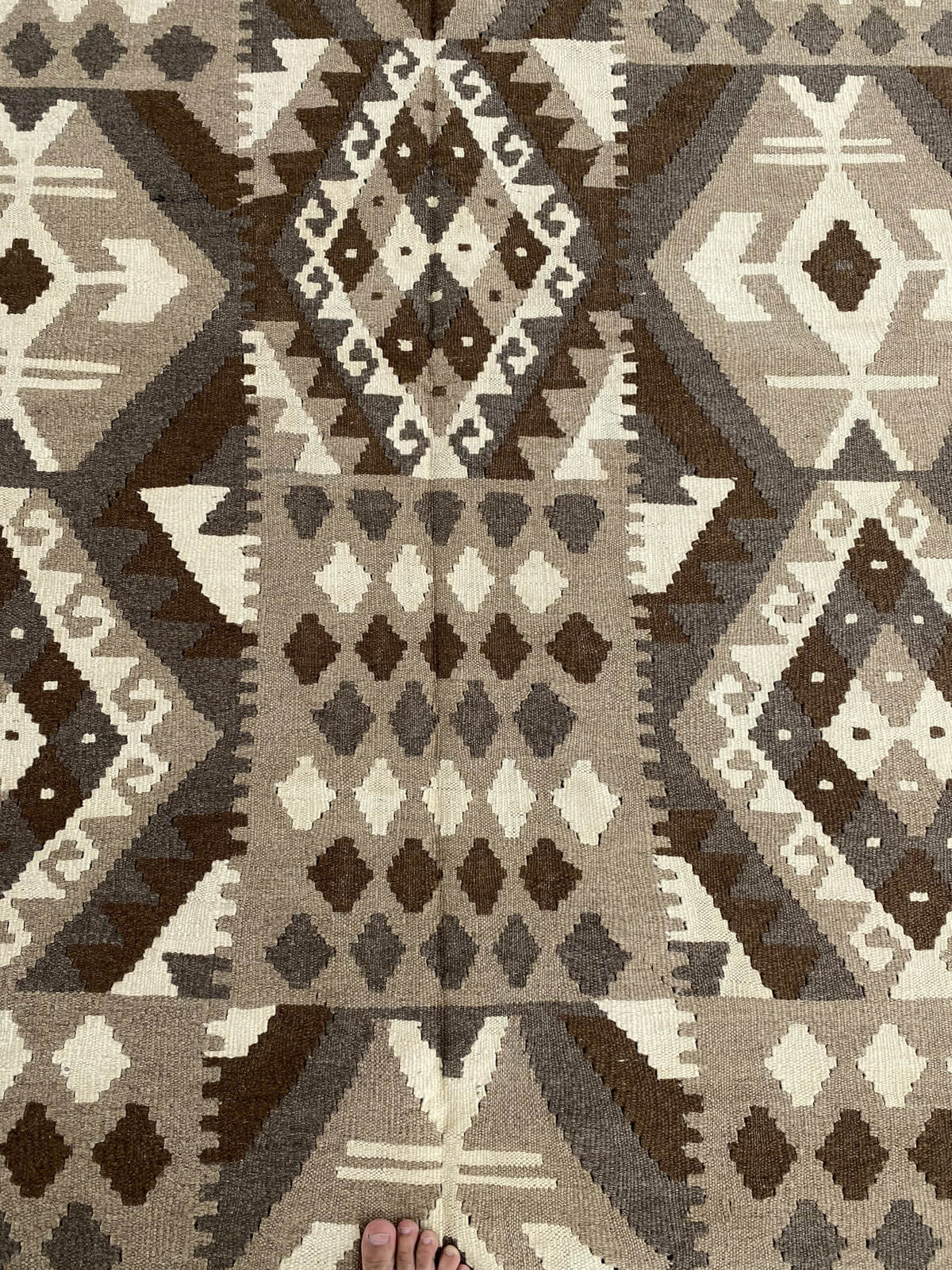 Handmade Afghan Chobi Kilim Rug 294x198 cm KAS#765