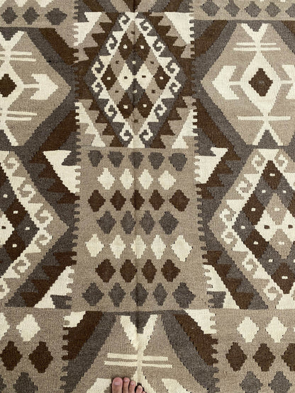 Handmade Afghan Chobi Kilim Rug 294x198 cm KAS#765