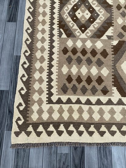 Handmade Afghan Chobi Kilim Rug 294x198 cm KAS#765