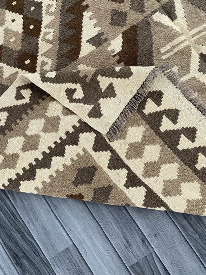 Handmade Afghan Chobi Kilim Rug 294x198 cm KAS#765