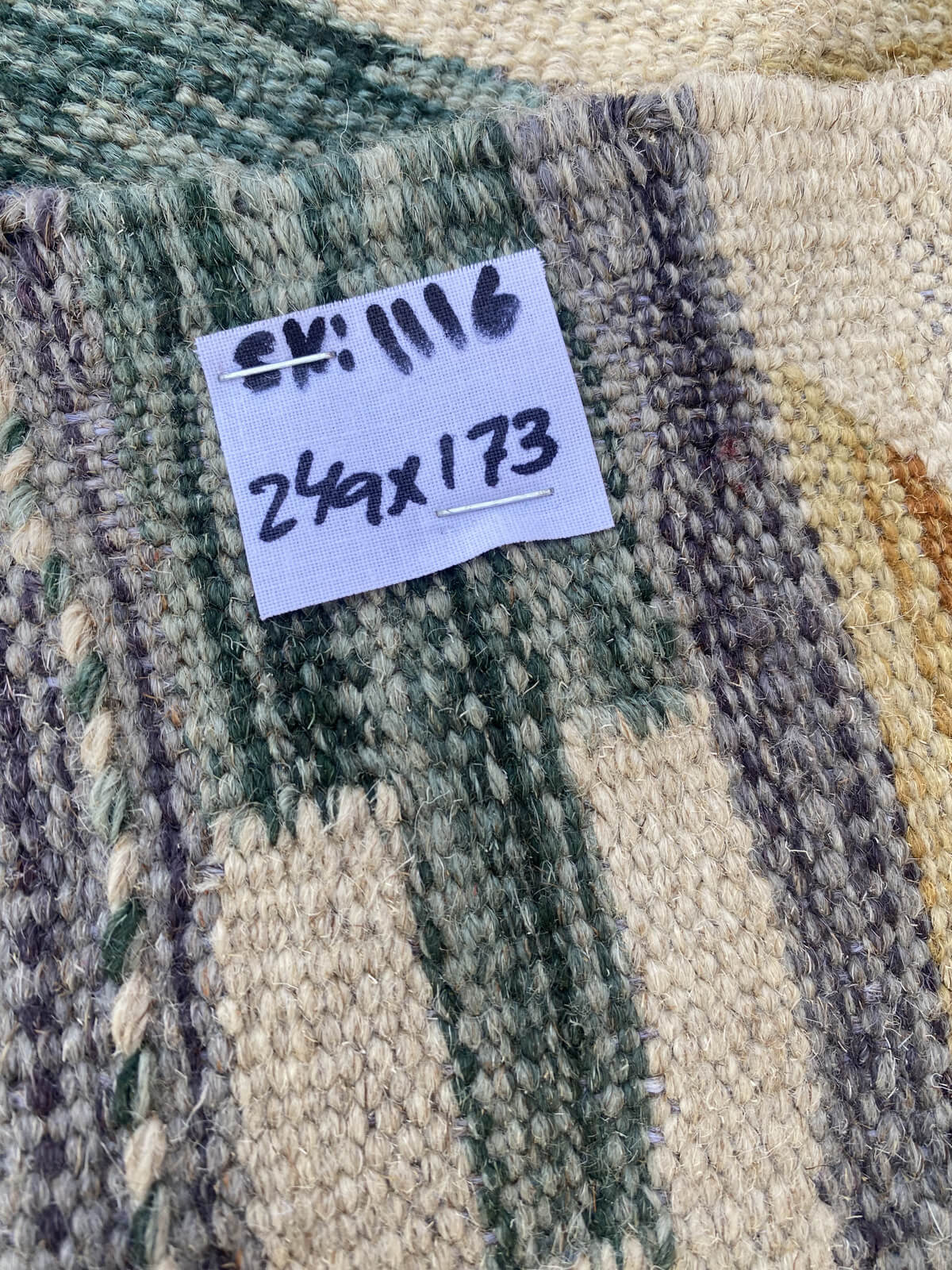 Handmade Flat Weave Kilim Rug ( 249 cm x 173 cm ) SK#1116