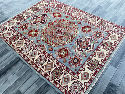 Handmade Traditional Kazak Rug  195 CM x 150 CM ( SS#111)