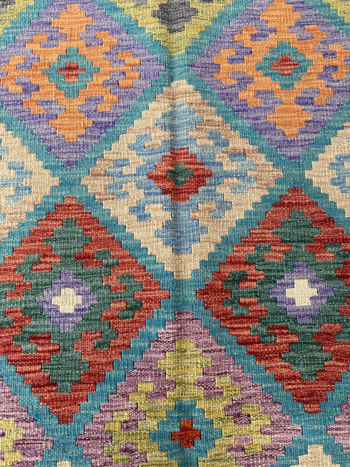 Handmade Flat Weave Kilim Rug 253 cm x 173 cm  SK#1117