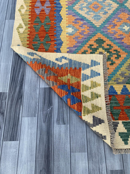 Handmade Flat Weave Kilim Rug 253 cm x 173 cm  SK#1117