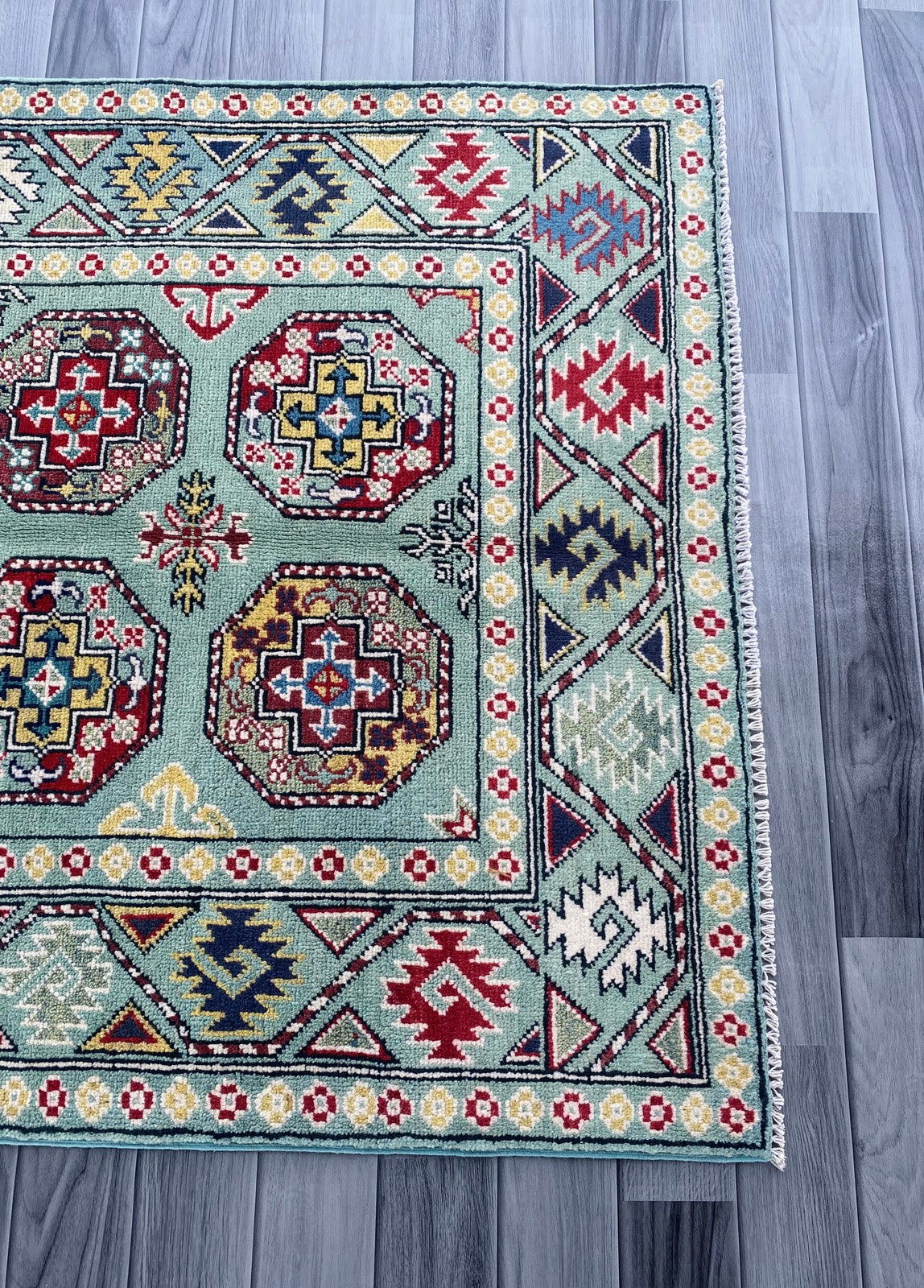Handmade Traditional Kazak Rug  151  CM x 105 CM ( SS#114)