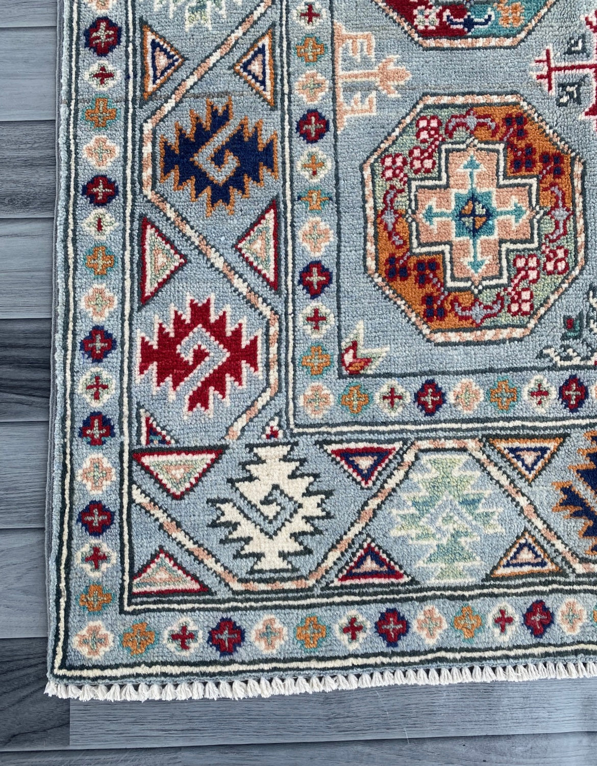 Handmade Traditional Kazak Rug  140 CM x 100 CM ( SS#113)