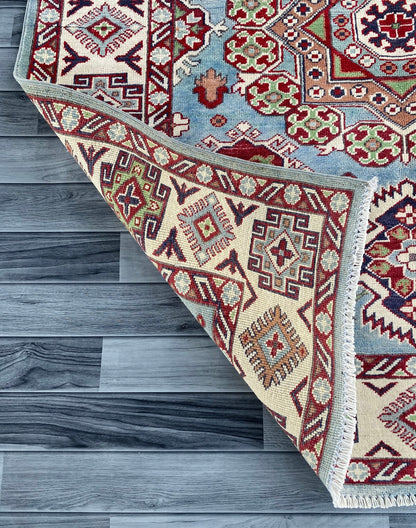 Handmade Traditional Kazak Rug  195 CM x 150 CM ( SS#111)