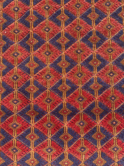 Handmade Afghan Tribal Meshwani Rug 190x148 cm KAS#771