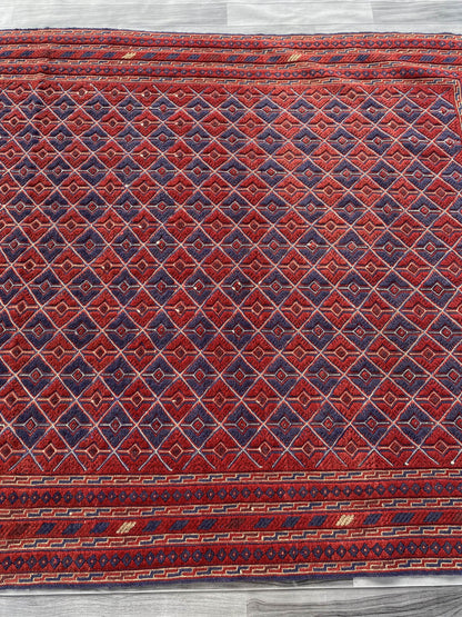 Handmade Afghan Tribal Meshwani Rug 185x160 cm KAS#772