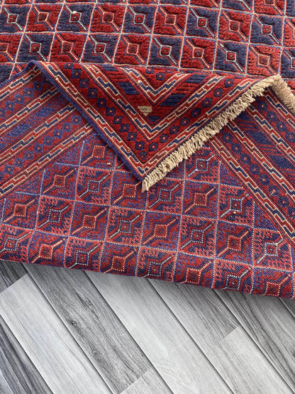 Handmade Afghan Tribal Meshwani Rug 185x160 cm KAS#772