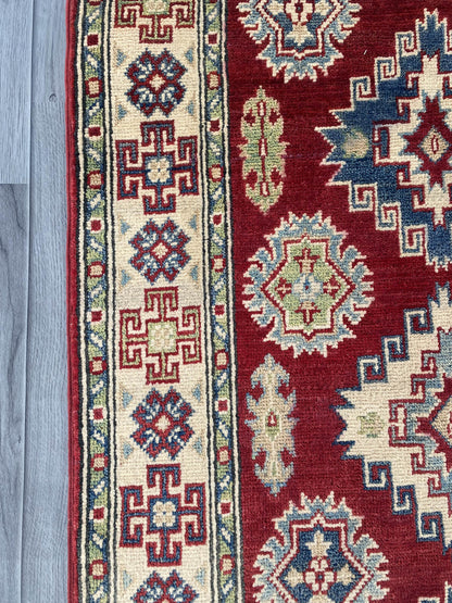Handmade Traditional Kazak Runner Rug 400 cm x 86 cm SK#1122