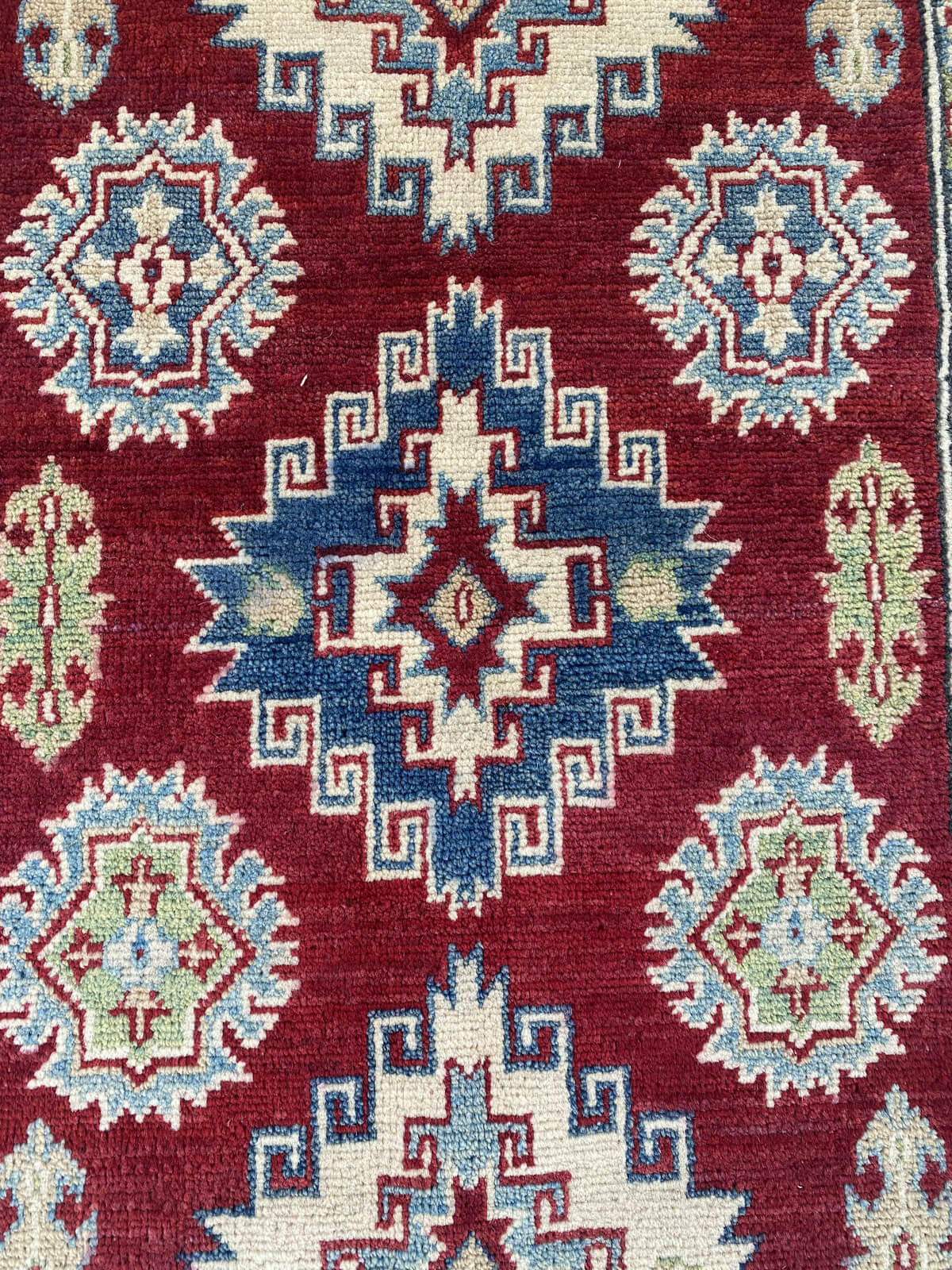 Handmade Traditional Kazak Runner Rug 400 cm x 86 cm SK#1122