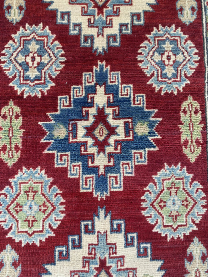 Handmade Traditional Kazak Runner Rug 400 cm x 86 cm SK#1122