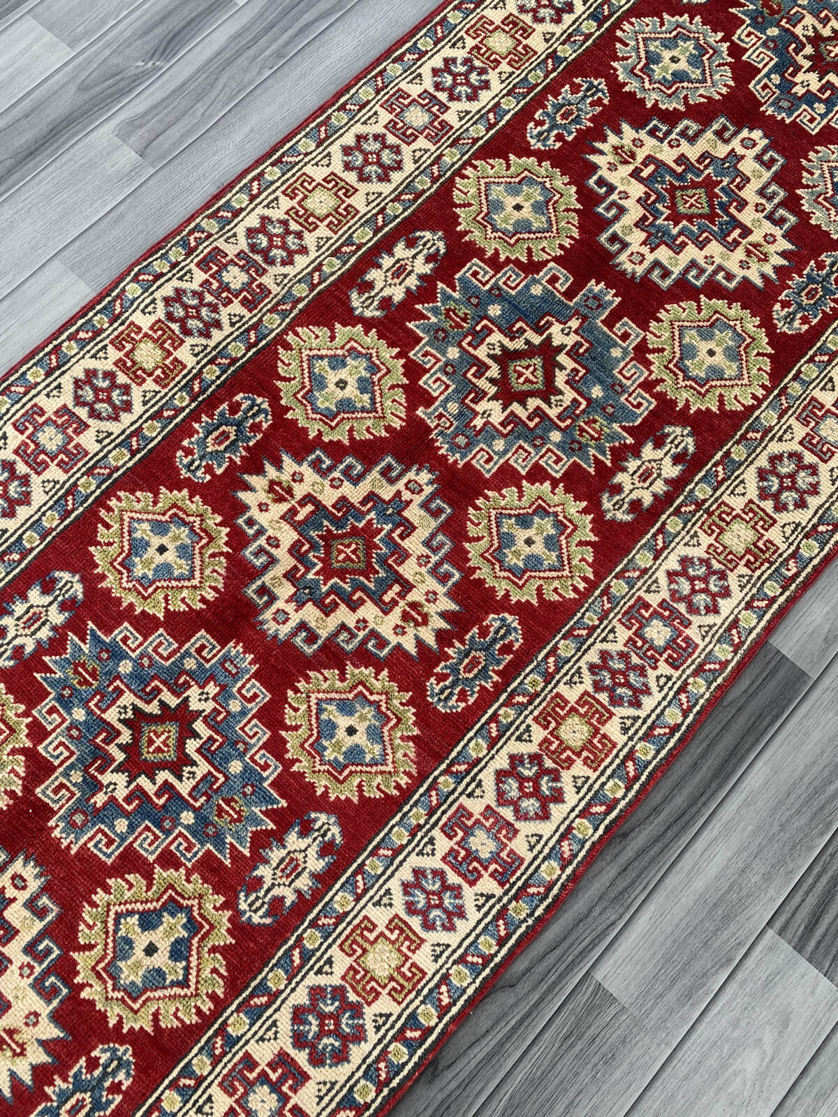 Handmade Traditional Kazak Runner Rug  288 cm x 80 cm   SK#1123
