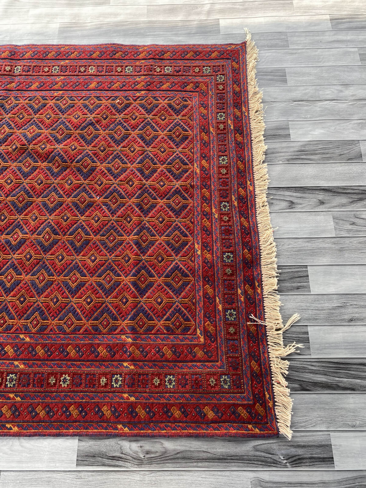 Handmade Afghan Tribal Meshwani Rug 204x152 cm KAS#775