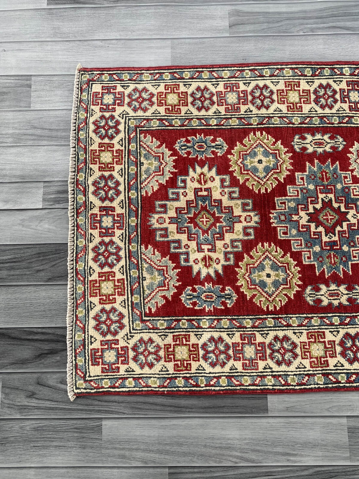 Handmade Traditional Kazak Runner Rug  288 cm x 80 cm   SK#1123