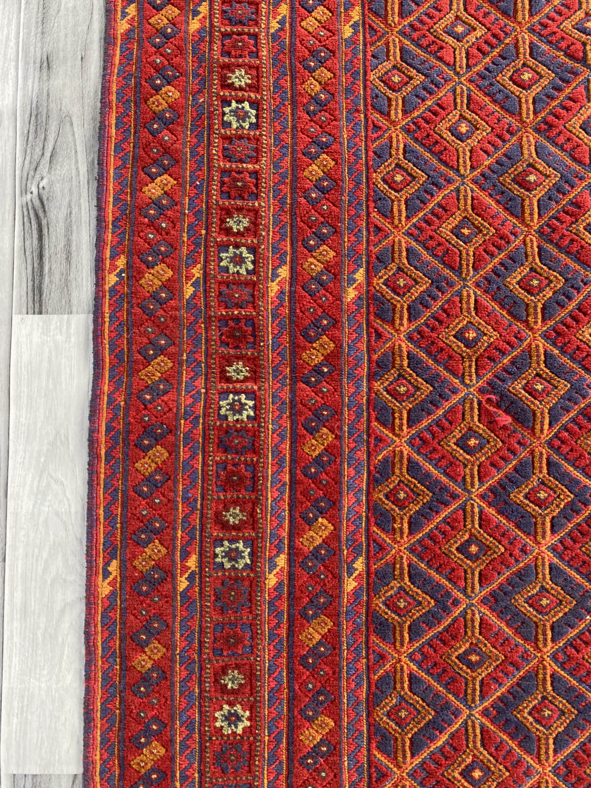 Handmade Afghan Tribal Meshwani Rug 204x152 cm KAS#775