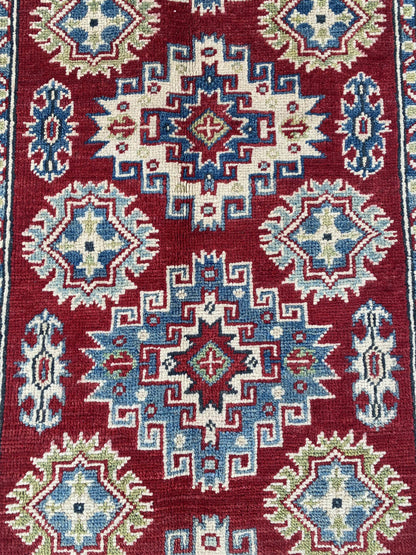 Handmade Traditional Kazak Runner Rug  288 cm x 80 cm   SK#1123