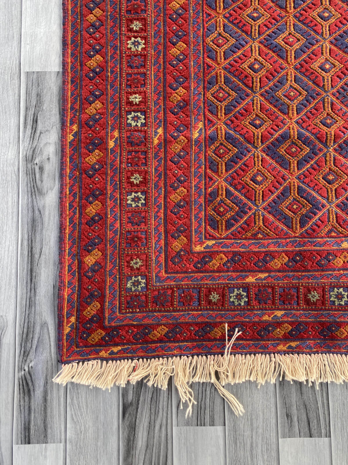 Handmade Afghan Tribal Meshwani Rug 204x152 cm KAS#775