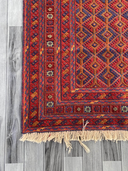 Handmade Afghan Tribal Meshwani Rug 204x152 cm KAS#775