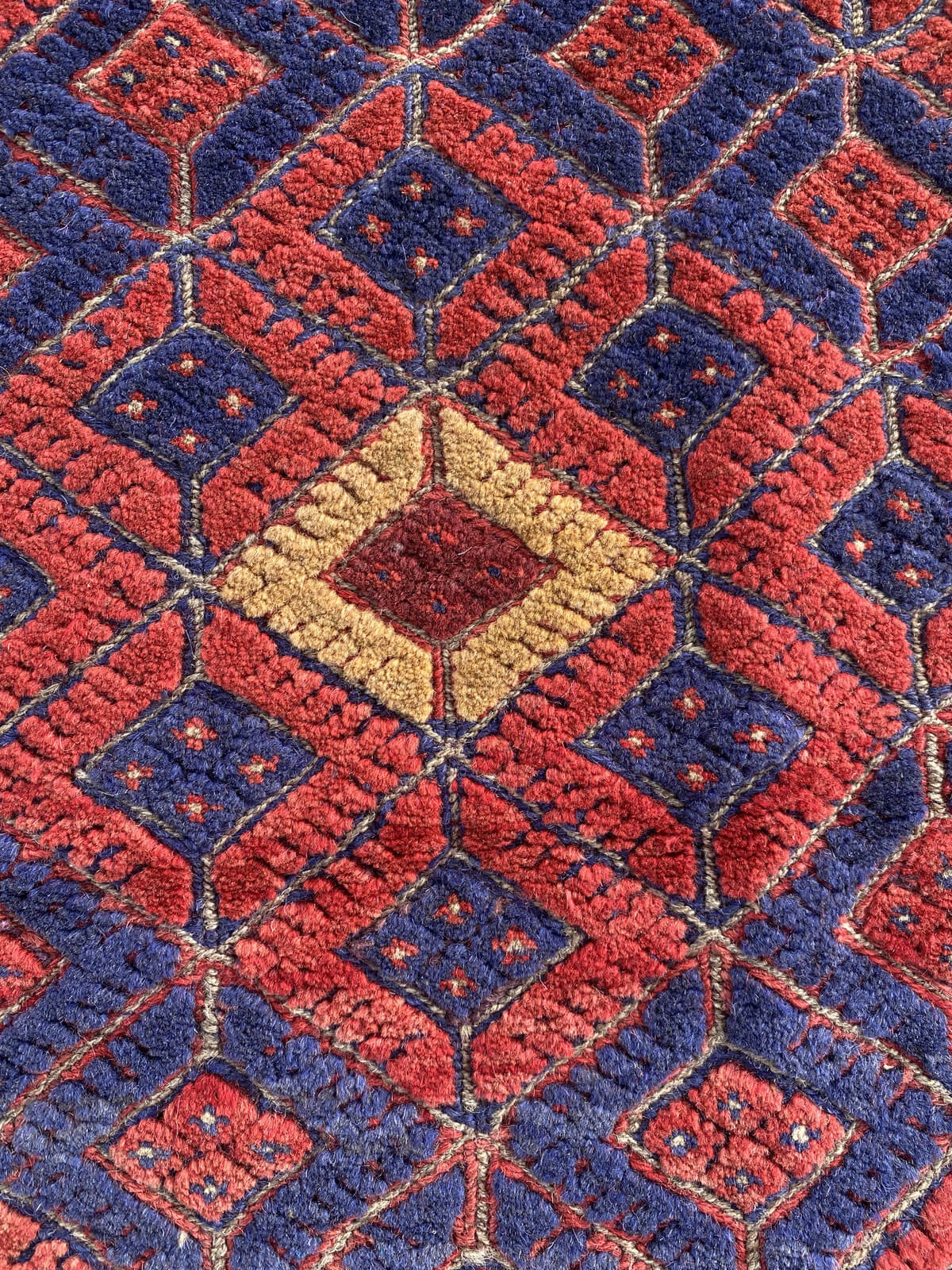 Handmade Afghan Tribal Meshwani Rug 190x158 cm KAS#776