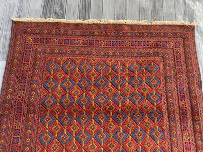 Handmade Afghan Tribal Meshwani Rug 200x145 cm KAS#777