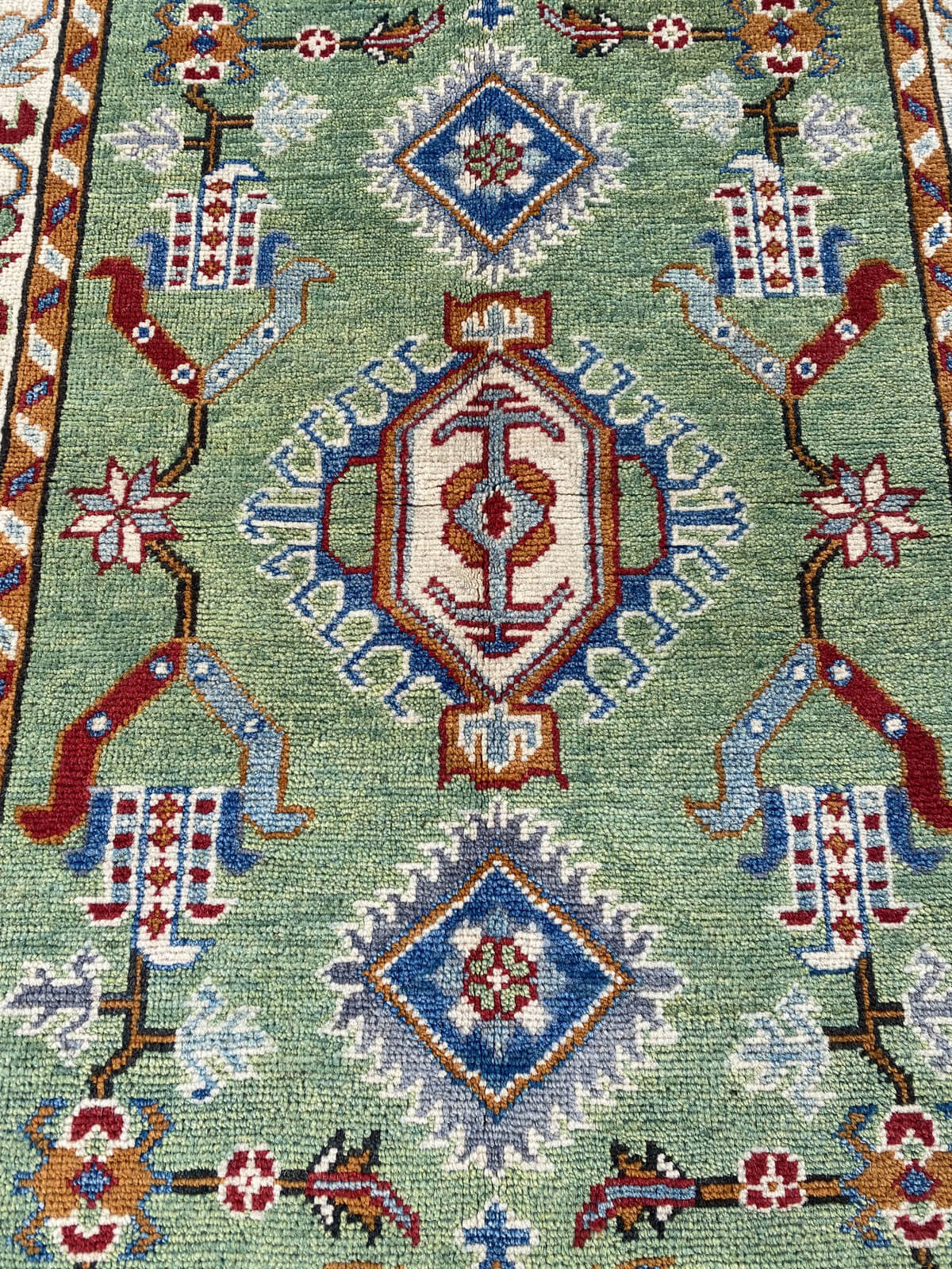 Handmade Traditional Kazak Runner Rug  304 cm x 82 cm  SK#1124