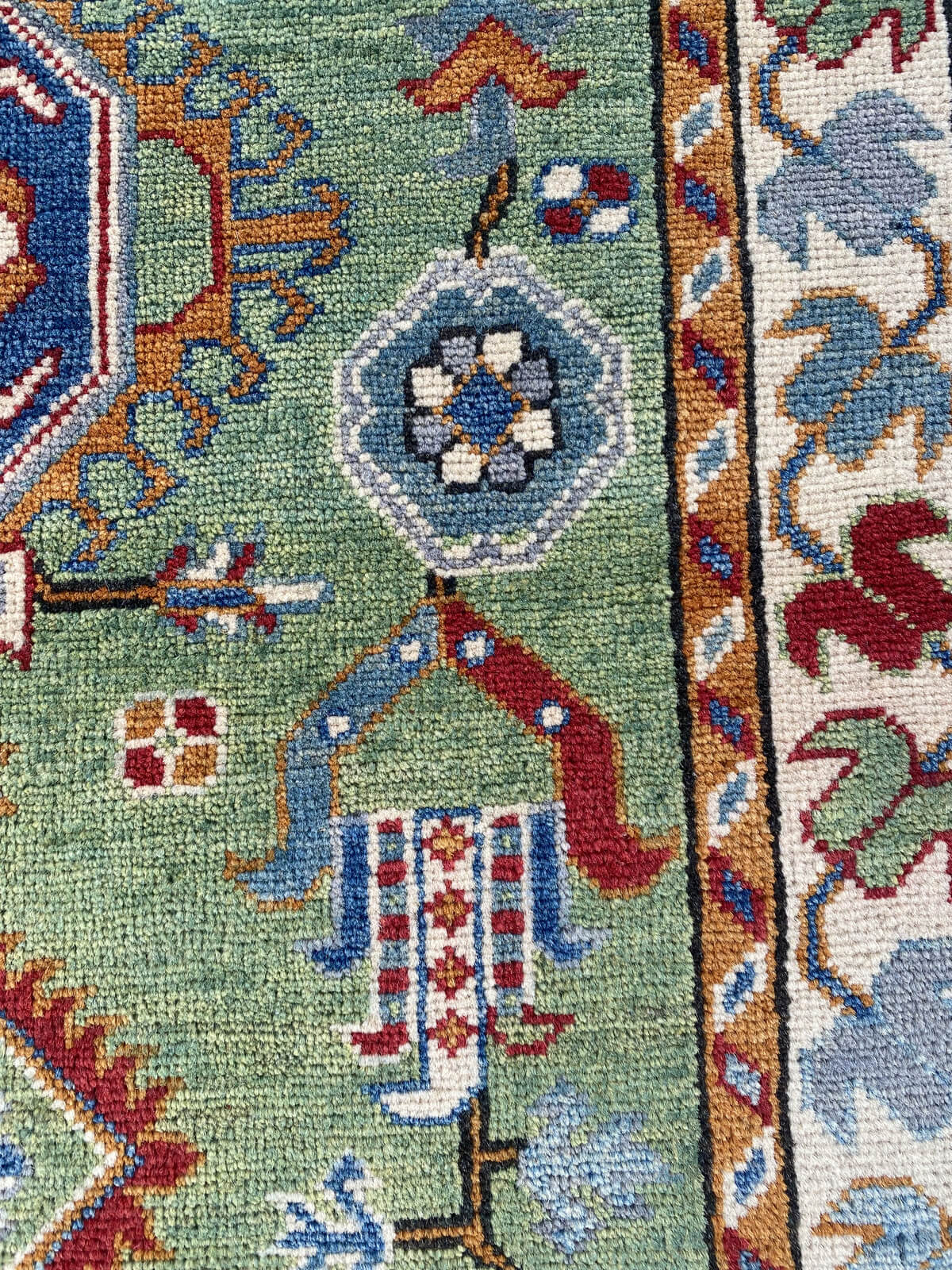 Handmade Traditional Kazak Runner Rug  304 cm x 82 cm  SK#1124