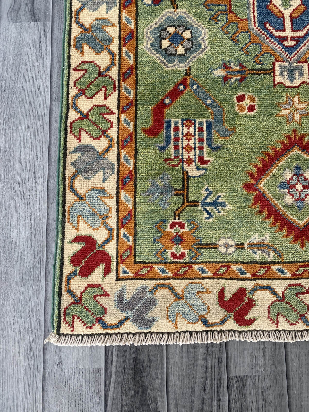 Handmade Traditional Kazak Runner Rug  304 cm x 82 cm  SK#1124