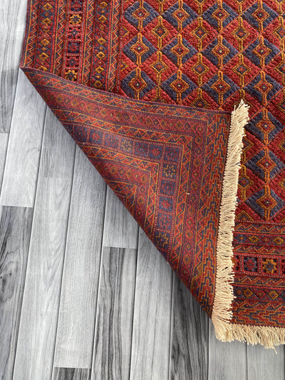 Handmade Afghan Tribal Meshwani Rug 200x145 cm KAS#777
