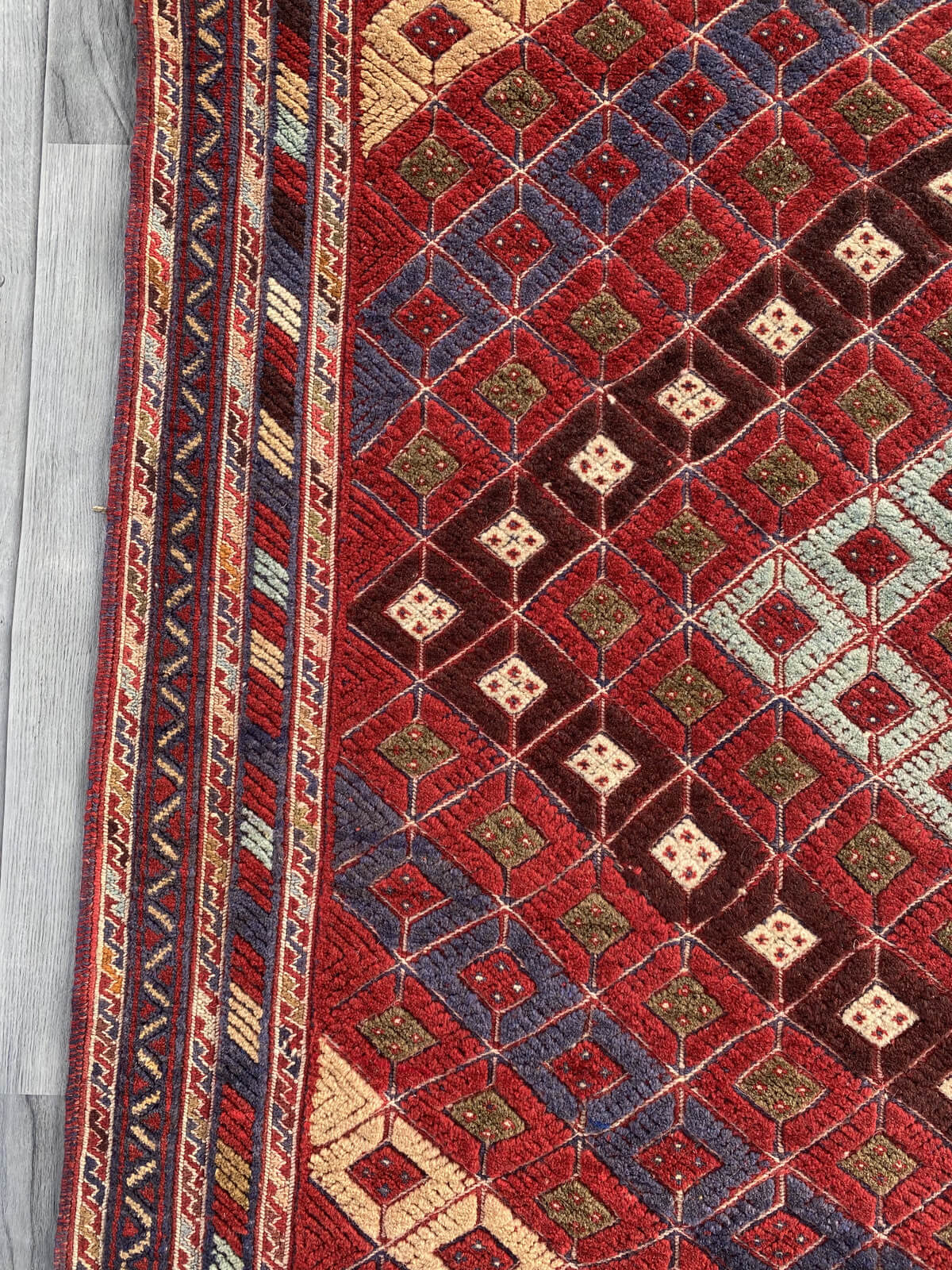 Handmade Afghan Tribal Meshwani Rug 211x158 cm KAS#778