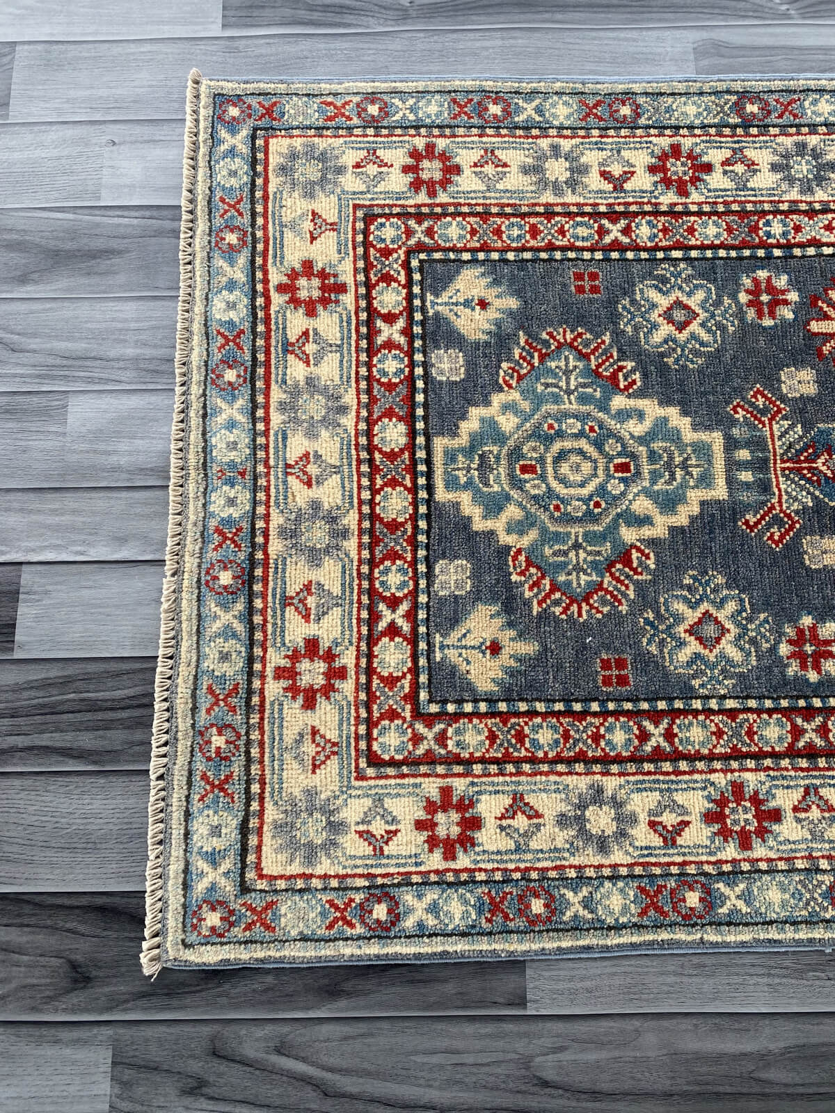 Handmade Traditional Kazak Runner Rug  301 cm x 82 cm  SK#1125