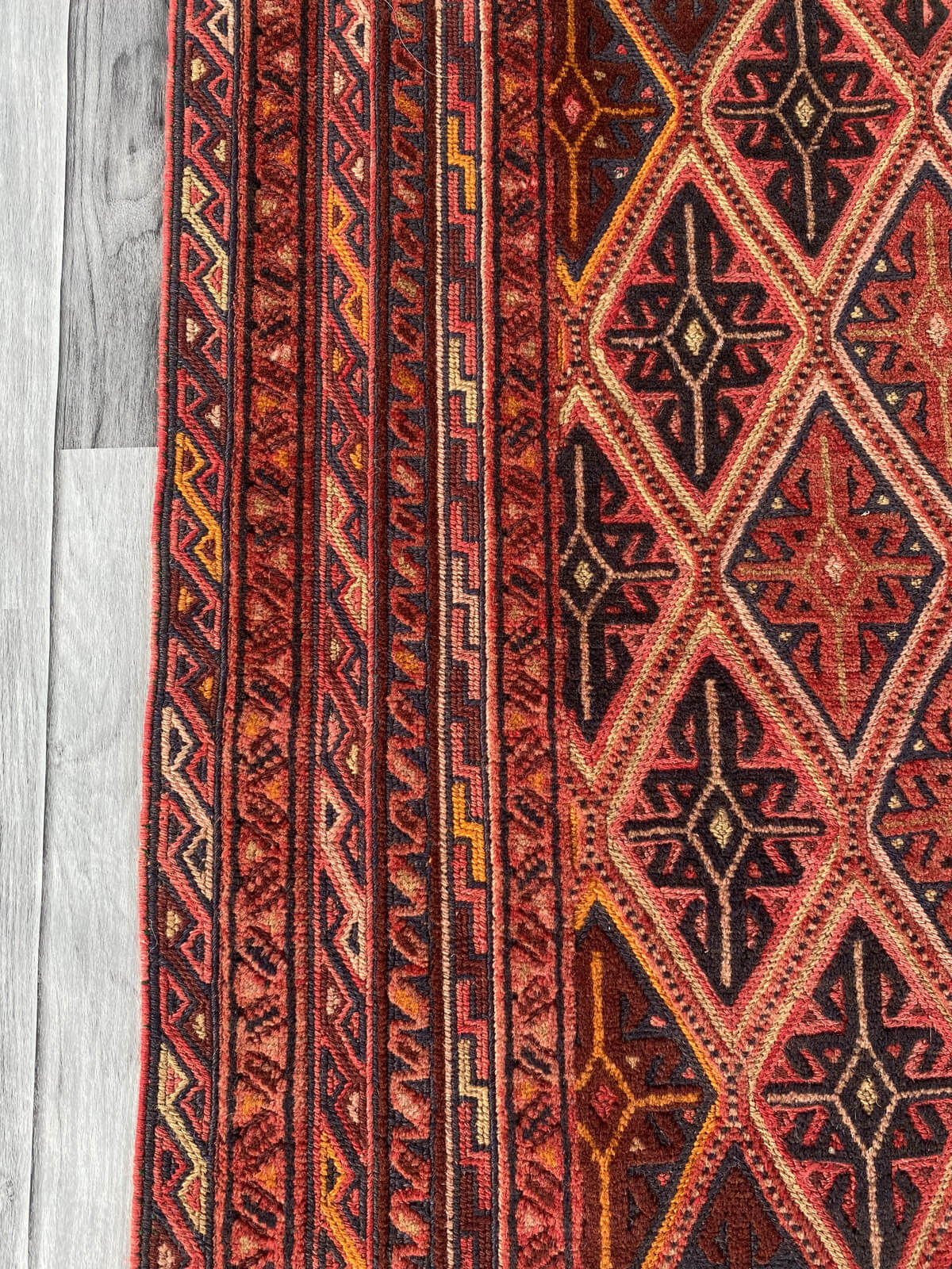 Handmade Afghan Tribal Meshwani Rug 147x107 cm KAS#779