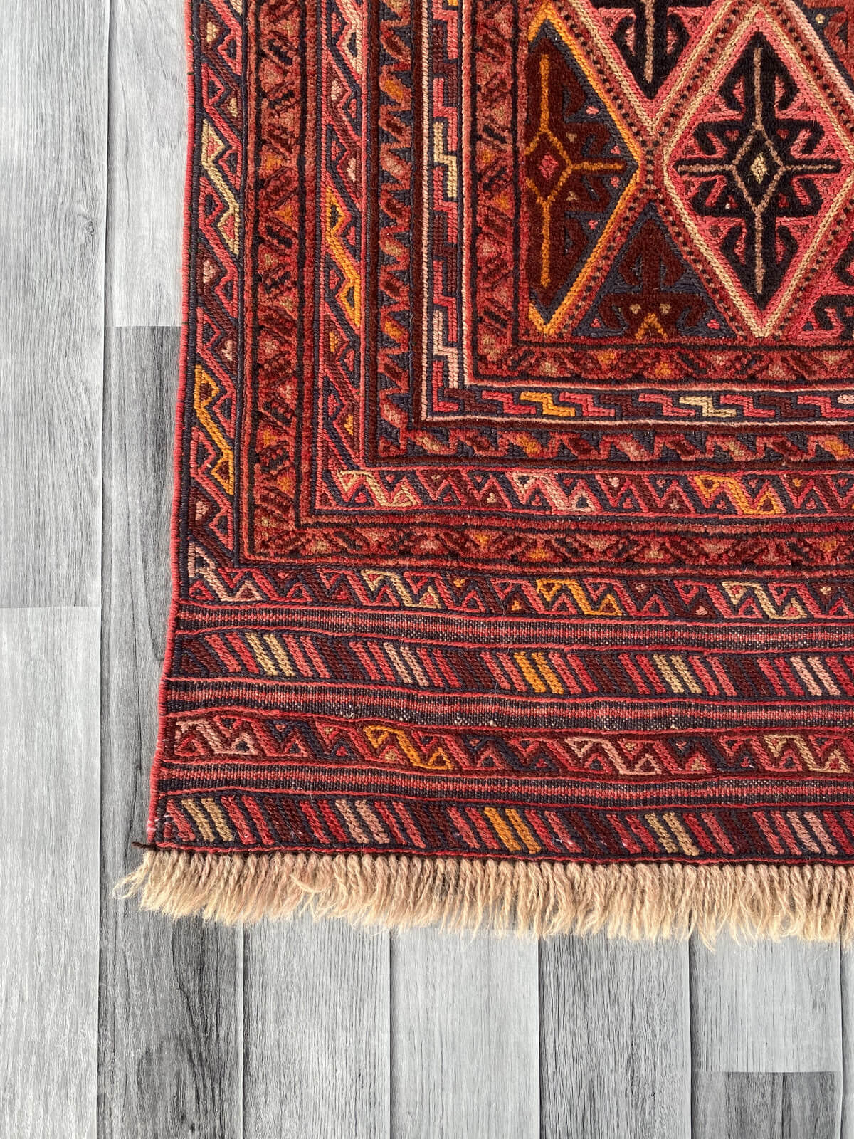 Handmade Afghan Tribal Meshwani Rug 147x107 cm KAS#779
