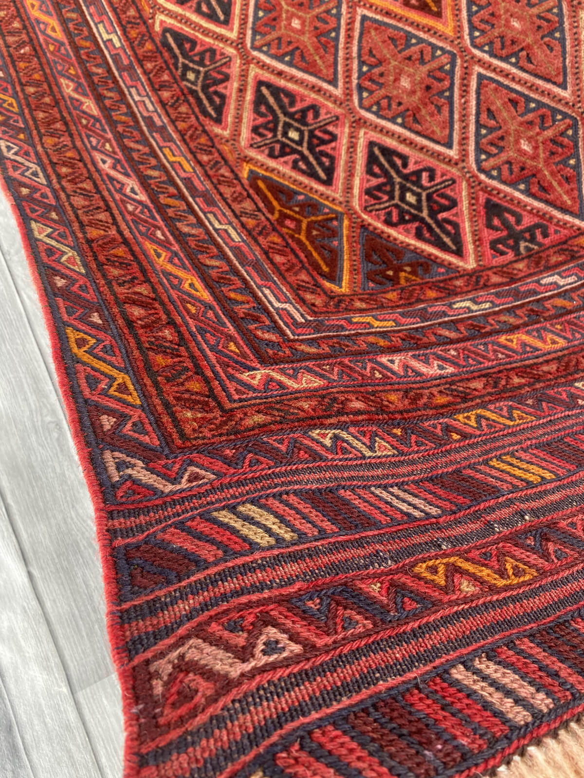 Handmade Afghan Tribal Meshwani Rug 147x107 cm KAS#779