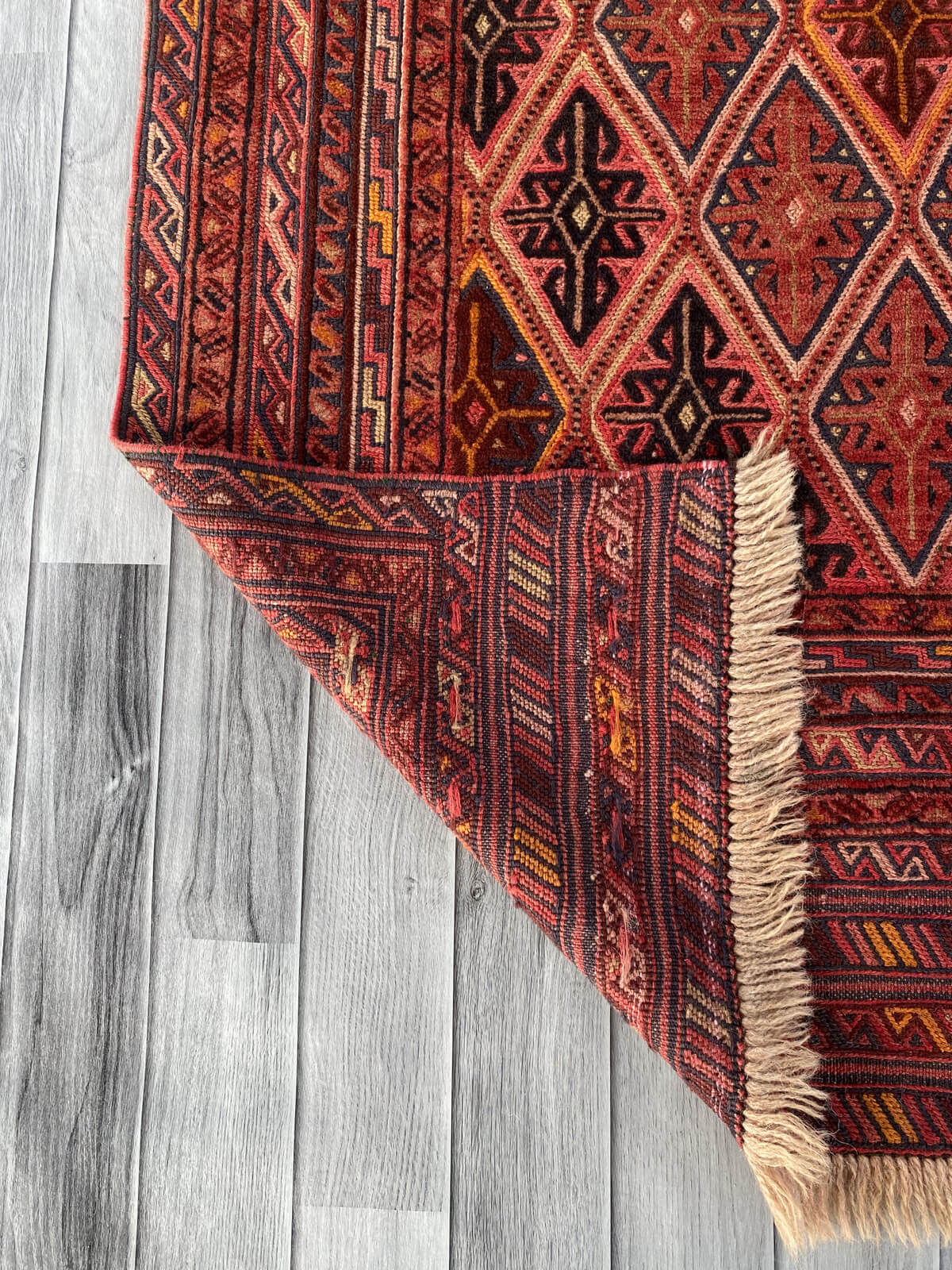 Handmade Afghan Tribal Meshwani Rug 147x107 cm KAS#779