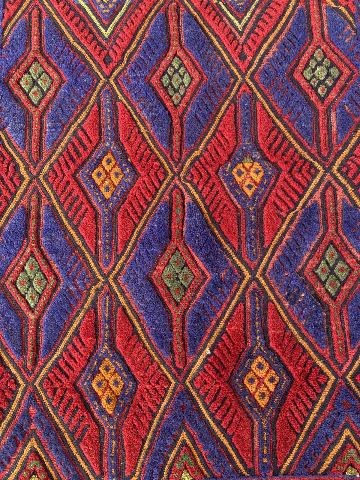 Handmade Afghan Tribal Meshwani Rug 139x125 cm KAS#782