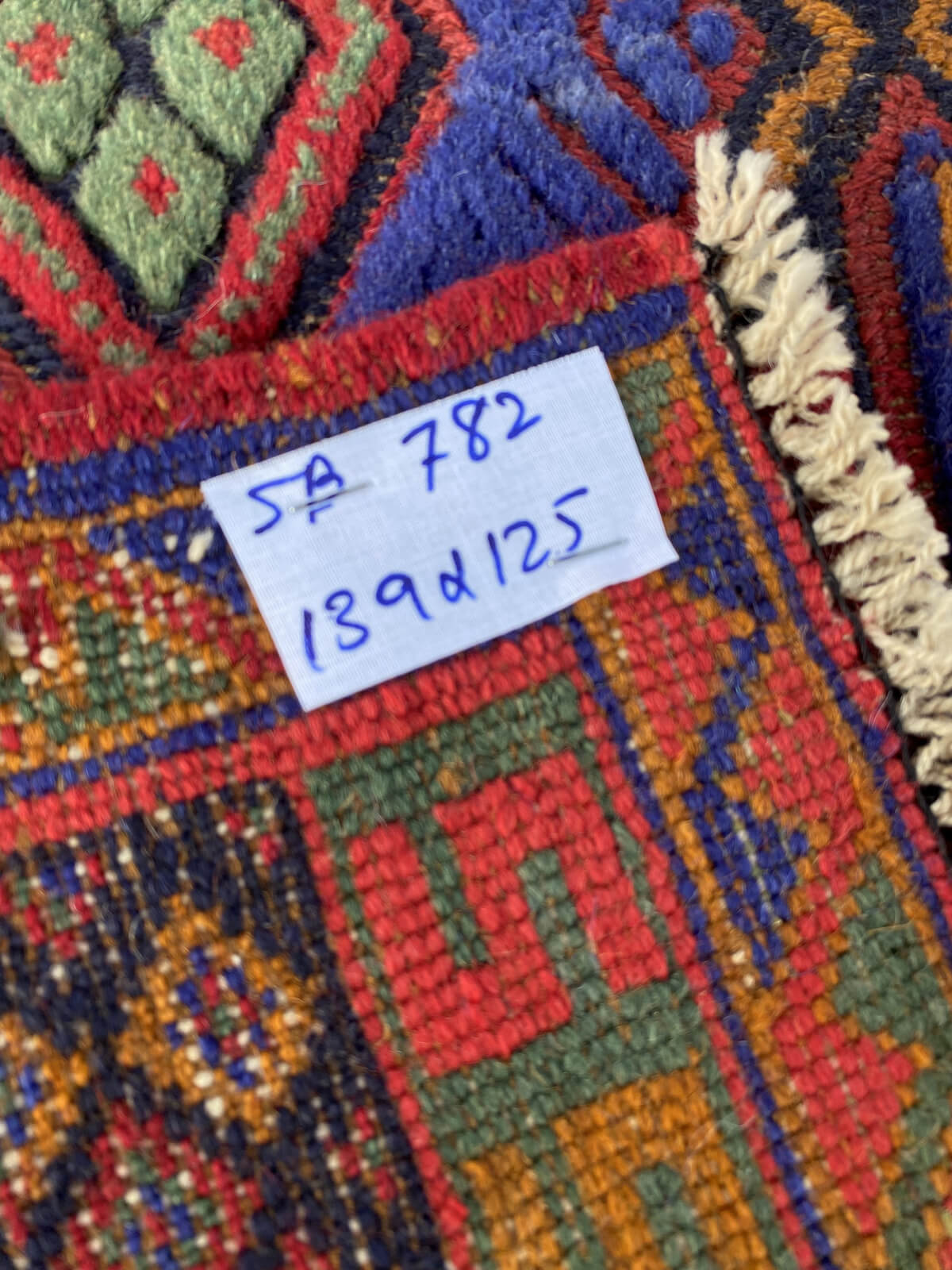 Handmade Afghan Tribal Meshwani Rug 139x125 cm KAS#782
