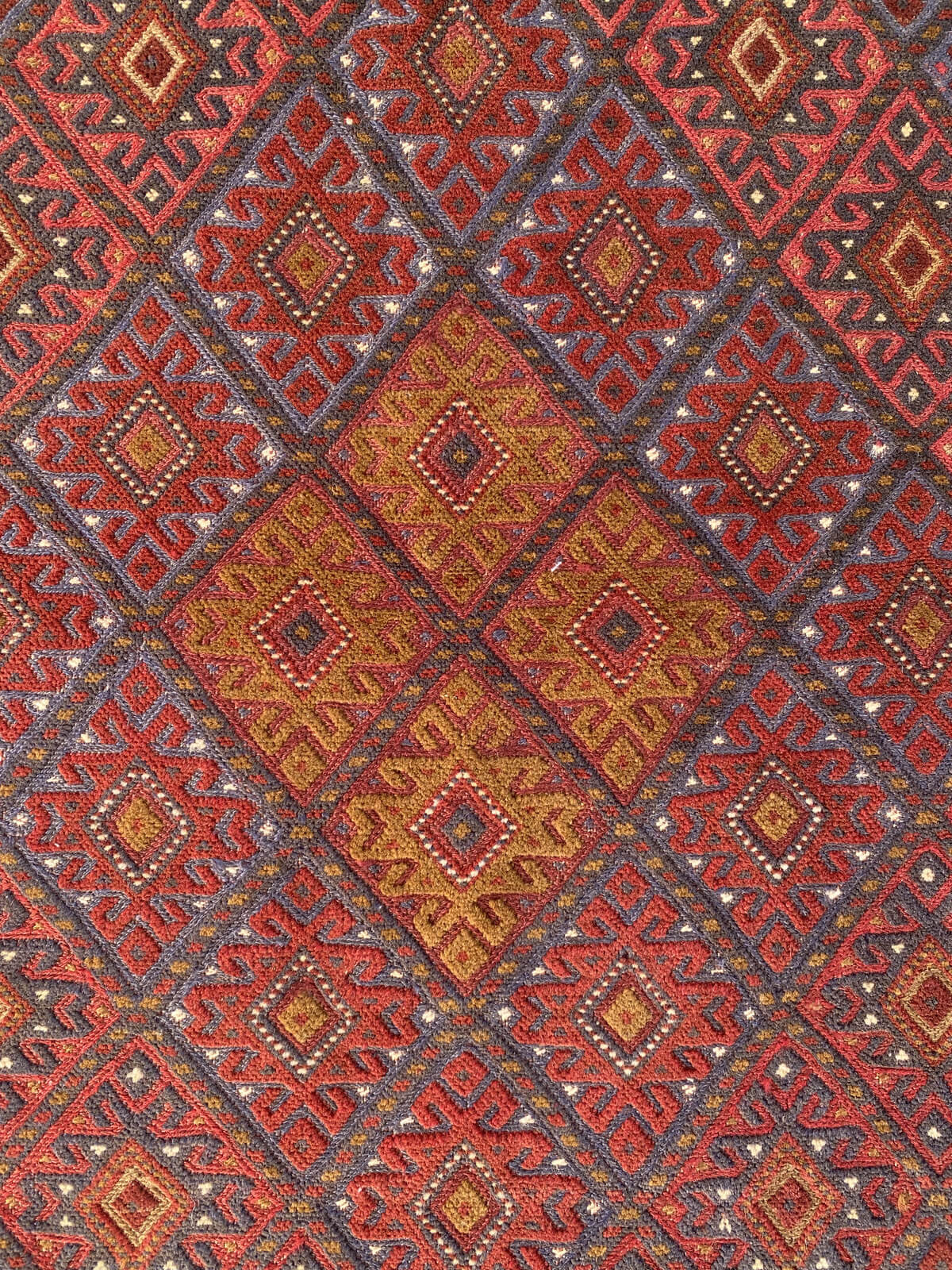 Handmade Afghan Tribal Meshwani Rug 143x121 cm KAS#783
