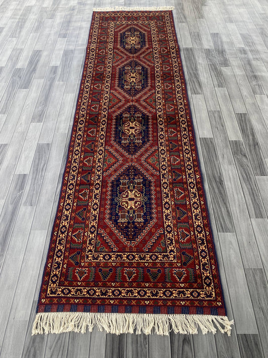 Handmade Traditional Runner Rug  307 cm x 90 cm  SK#1132