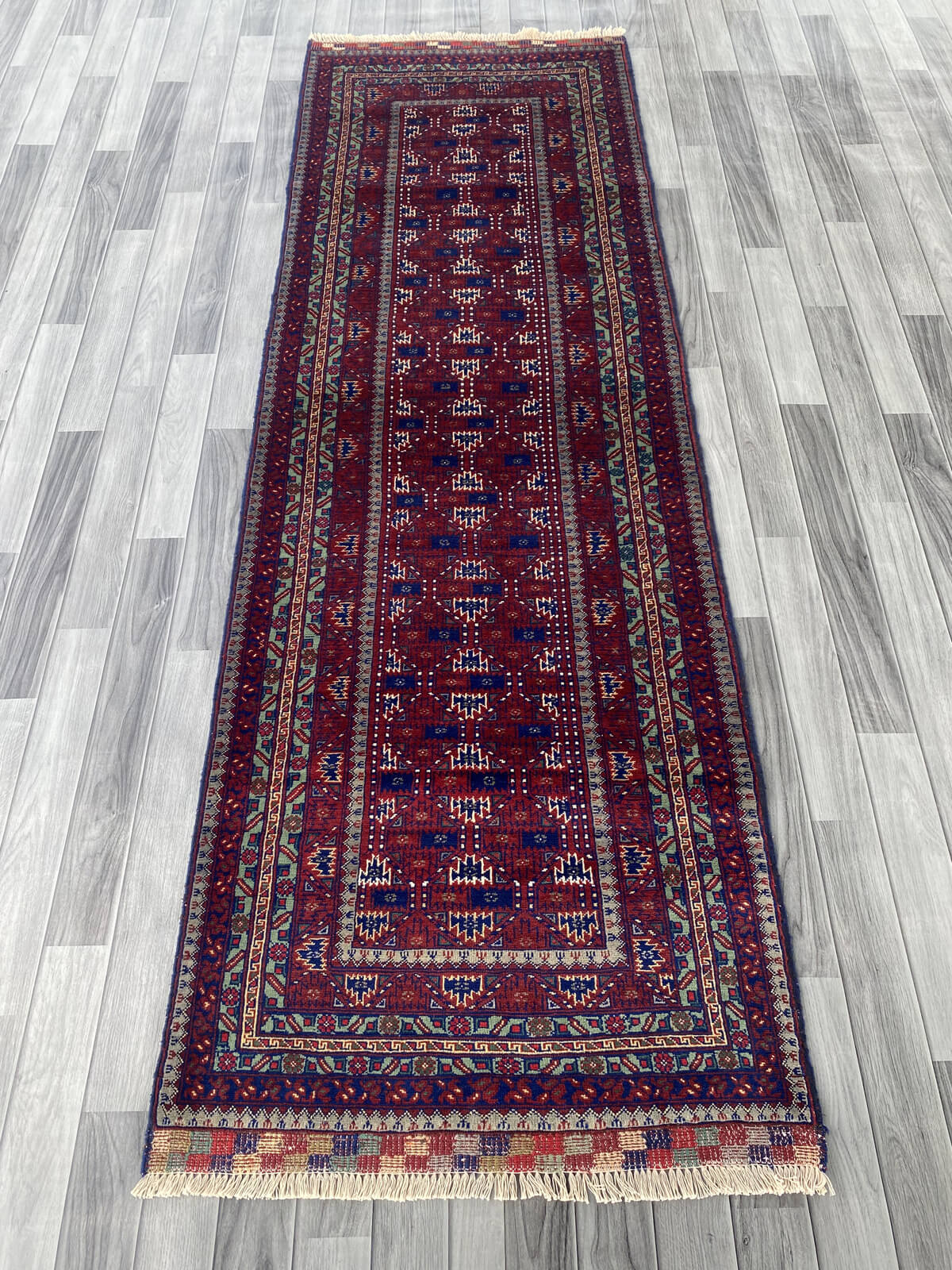 Handmade Traditional Runner Rug  270 cm x 90 cm  SK#1133
