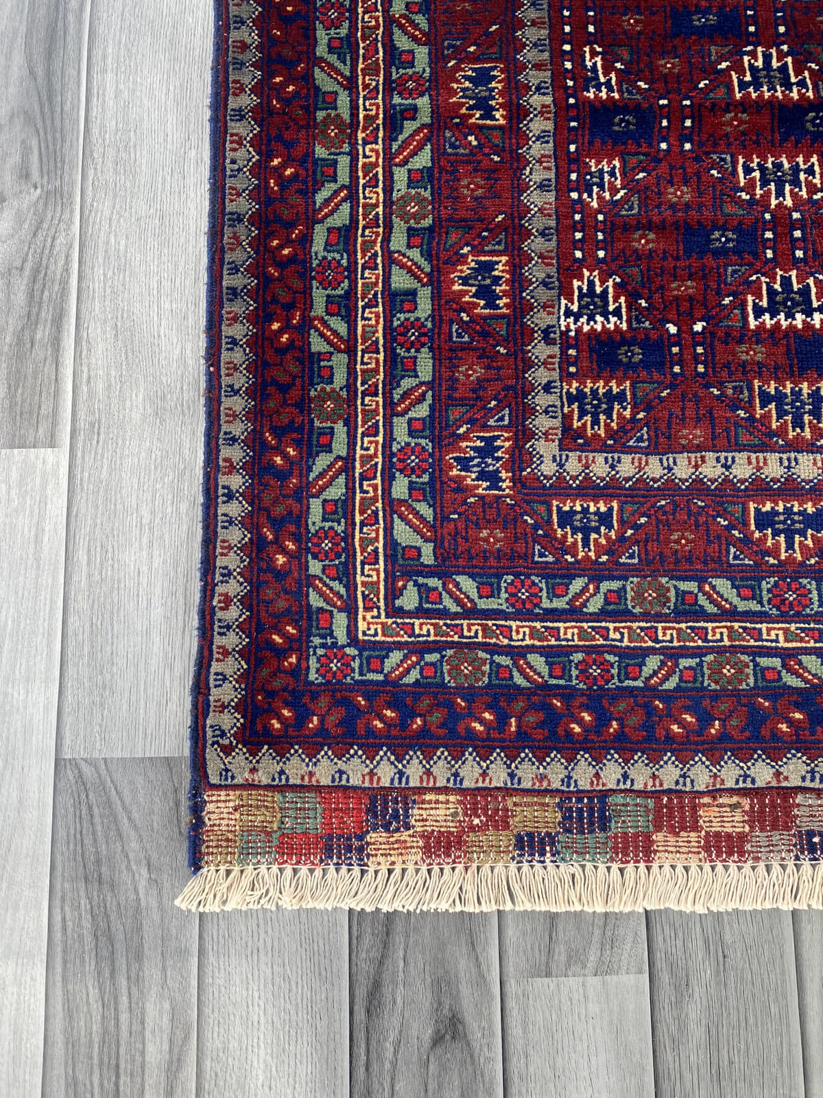 Handmade Traditional Runner Rug  270 cm x 90 cm  SK#1133