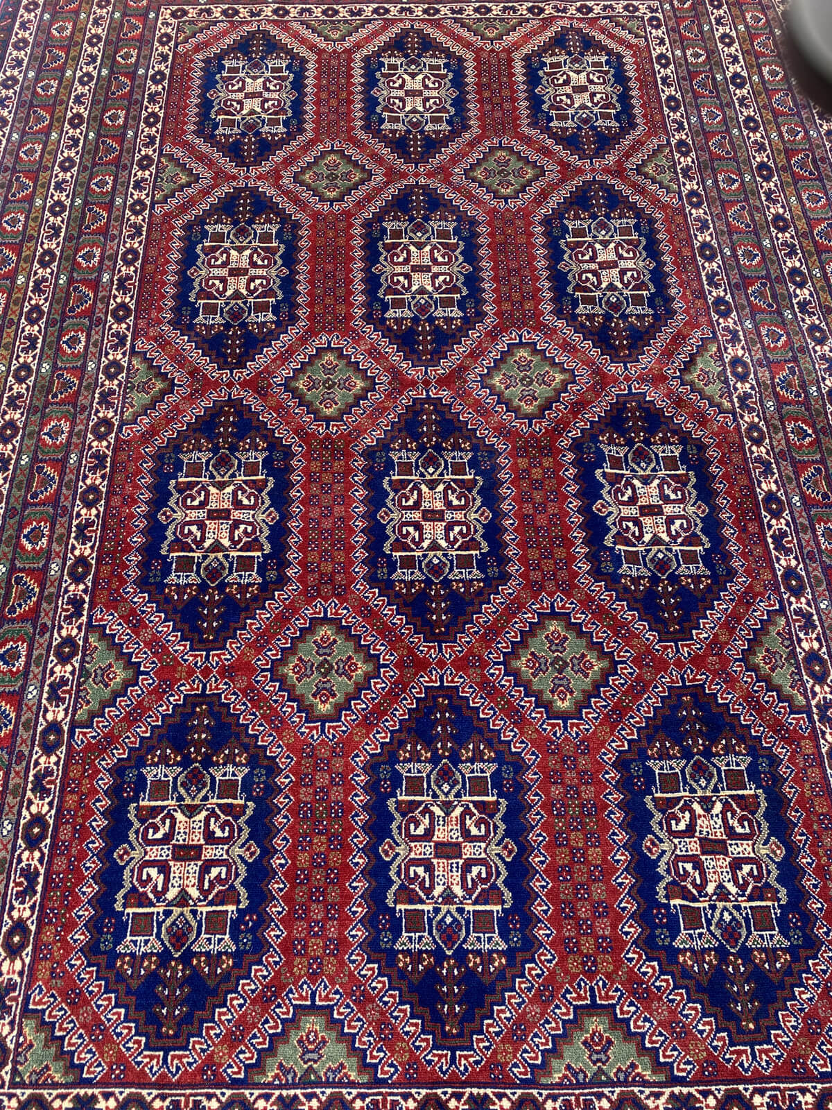 Handmade Afghan Traditional Wool Rug 320 cm x 207 cm  SK#1136