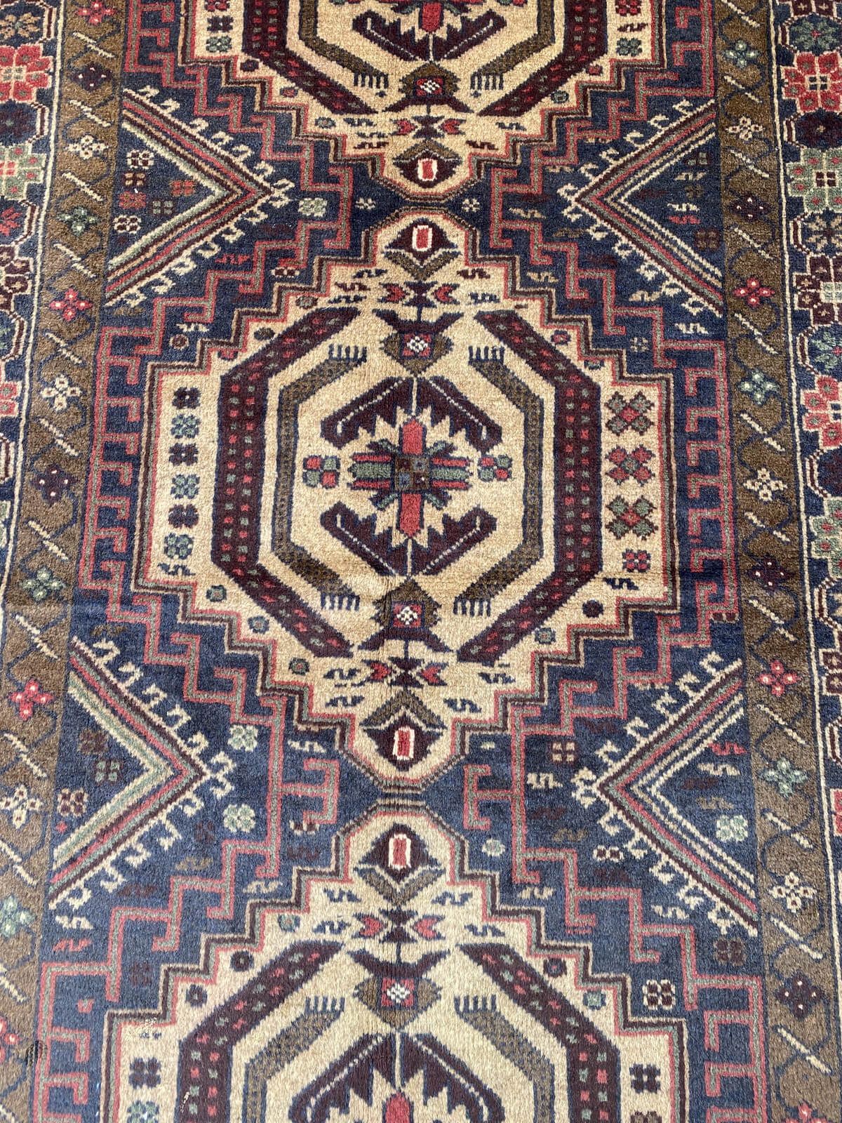 Handmade Afghan Balochi Rug 210x118 cm KAS#790