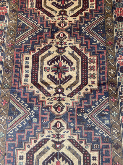 Handmade Afghan Balochi Rug 210x118 cm KAS#790