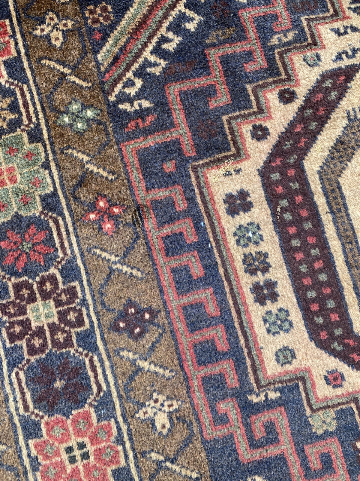 Handmade Afghan Balochi Rug 210x118 cm KAS#790