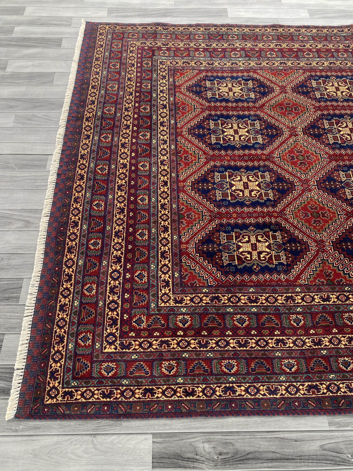 Handmade Afghan Traditional Wool Rug  313 cm x 202 cm   SK#1137