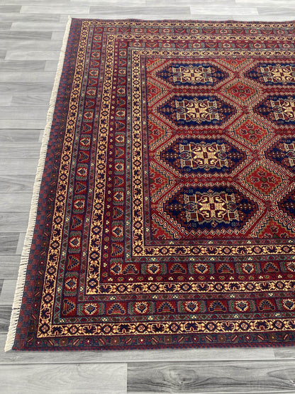 Handmade Afghan Traditional Wool Rug  313 cm x 202 cm   SK#1137